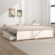 Giroletto con Cassetti Bianco 140x190 cm