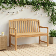 Panchina in legno intagliata a mano Naturale 114 x 60 x 95 cm