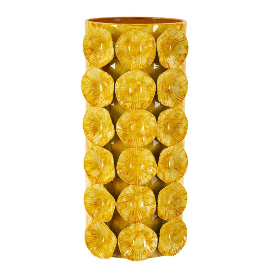 Vaso Decorativo VKH853, Verde, Metallo, 16x15x33 cm