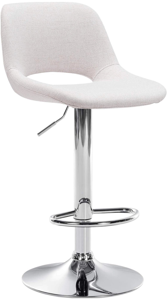 Barhocker Camden Stoff chrom