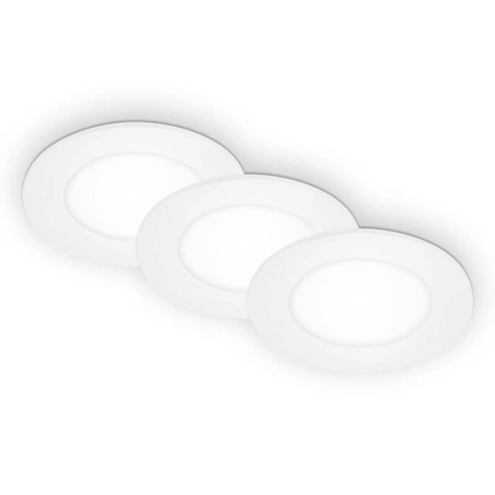 Apparecchio da incasso LED 8,6 cm 3x3W 350lm bianco