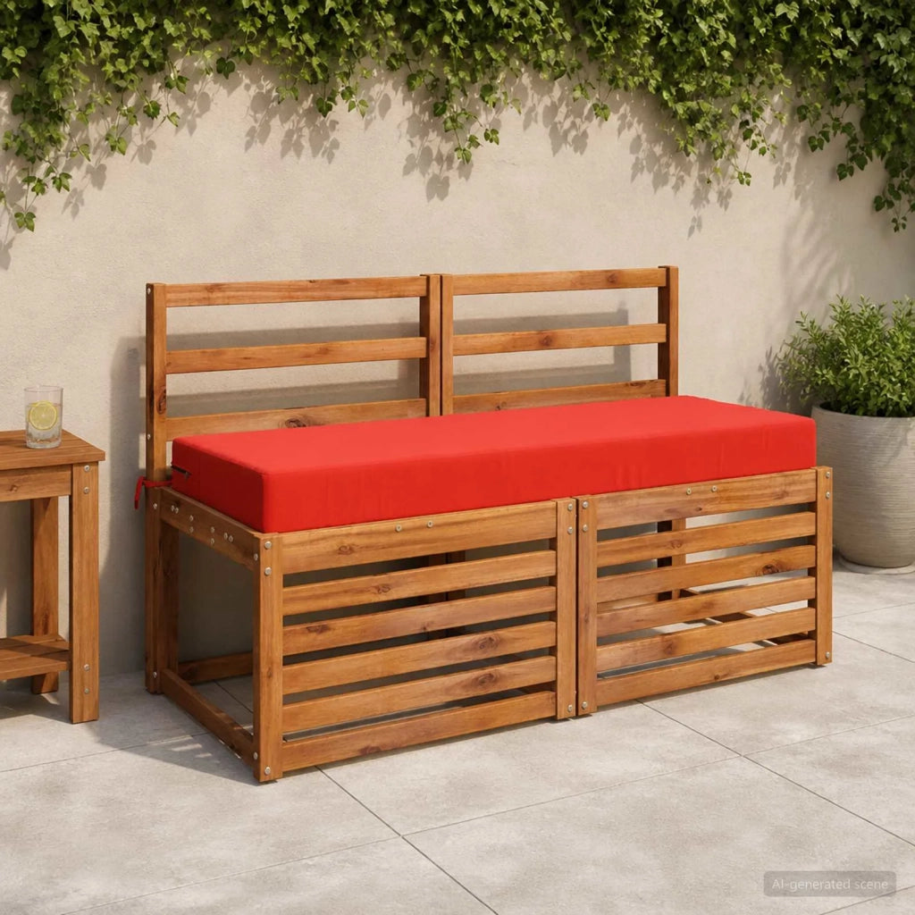Cuscino per la seduta SOEST 100% Poliestere Rosso 946872