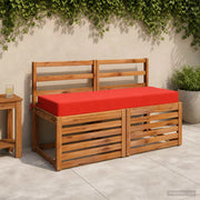 Cuscino per la seduta SOEST 100% Poliestere Rosso 946872