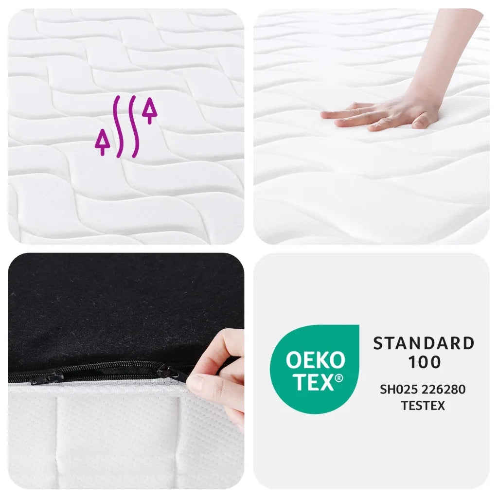 Materasso a Molle Insacchettate-Materasso per letto Medio Rigido 70x200 cm 304560