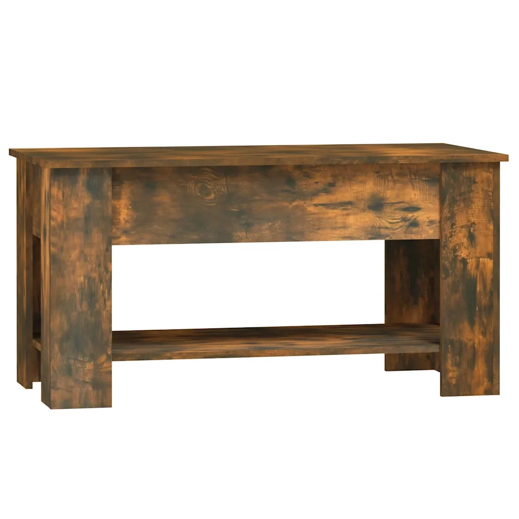 Tavolino da salotto | Tavolino da caff¨¨ | Tavolino da Soggiorno Rovere Fumo 101x49x52 cm Legno Multistrato