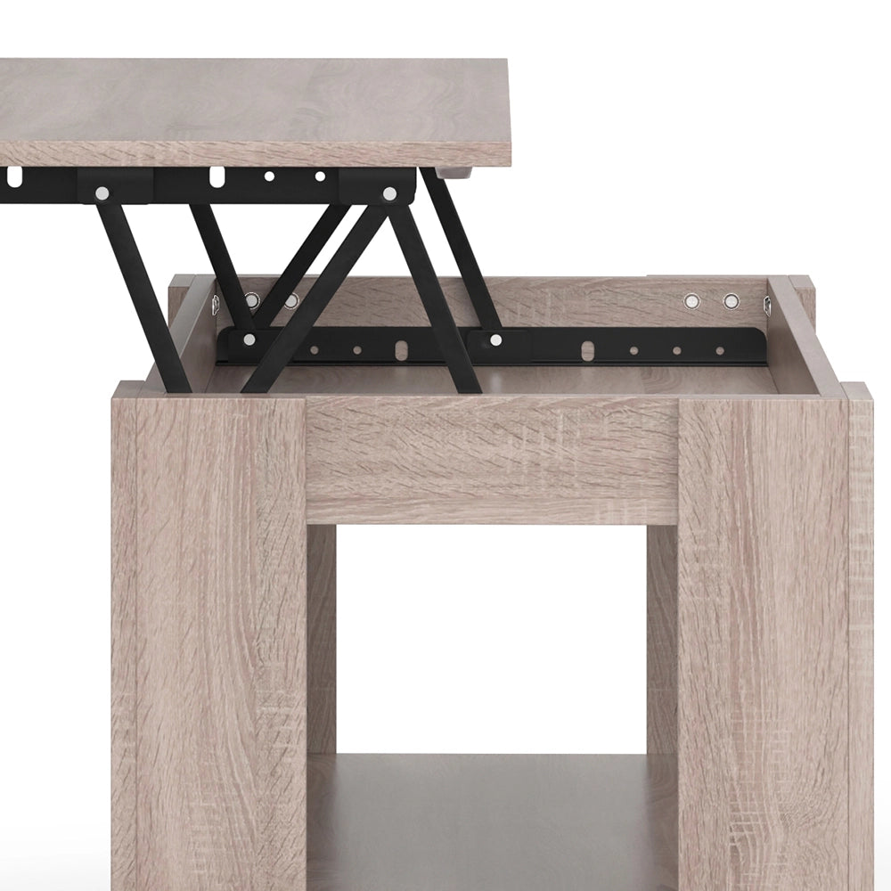 Vicco Tavolino soggiorno Sonoma 100 x 50 cm con funzione di sollevamento