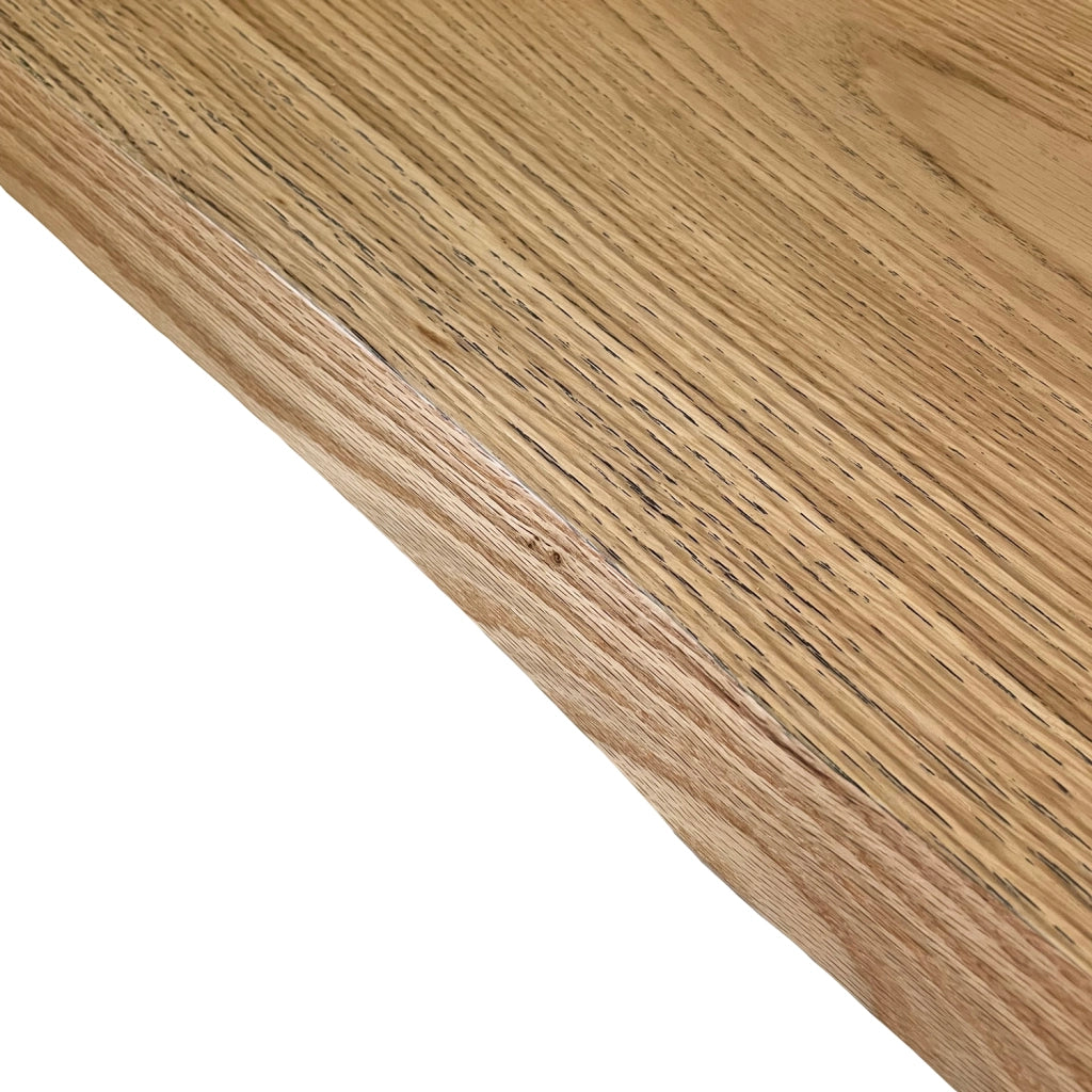 Tavolo fisso 90x200 cm Svalen scortecciato rovere gambe antracite