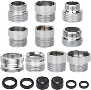 Adattatori per rubinetti 10 pz - Set di adattatori maschio-femmina per aerazione in cucina - Adattatore per rubinetto da lavabo - Connettori per tubi di giardino - Filtro per acqua per tubi standard - Adattatore per tubi attraverso inverter