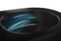 Vaso Wc Sospeso Rea Carlo Mini Tornado Nf Black Matt