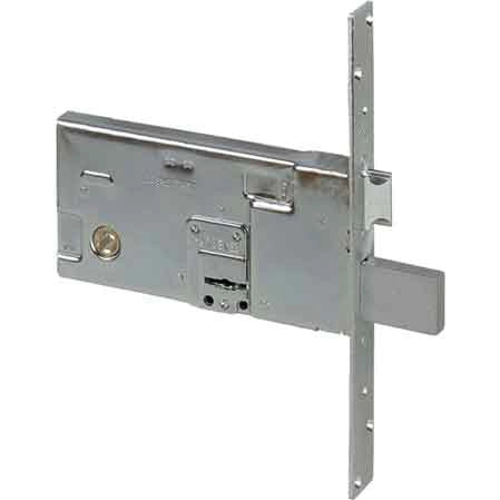 SERRATURA DOPPIA MAPPA PER PORTE ALLUMINIO DA FASCIA ART. 57313 CISA E70 - scatola mm 166x82 - CISA