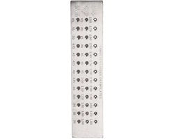 Strumento multifunzionale per decorazioni - Accessorio per gioielli - Metallo di alta qualità - Piastra di trazione - Completo e leggero - Decorazione creativa - Finitura lucida - Strumento per gioiellieri