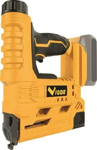 Vigor 4015405 V-FB 20V Fissatrice a Batteria 20V Li-Ion per Chiodi 15-32 mm e Punti 15-25 mm colore Nero