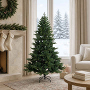 Albero di Natale Artificiale con Rami Pieghevoli 120 cm 42055527