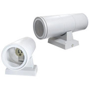 Trade Shop - Applique Doppia Emissione A Parete Giardino Esterno Ip55 Portalampada Gu10 Es01 - Grigio