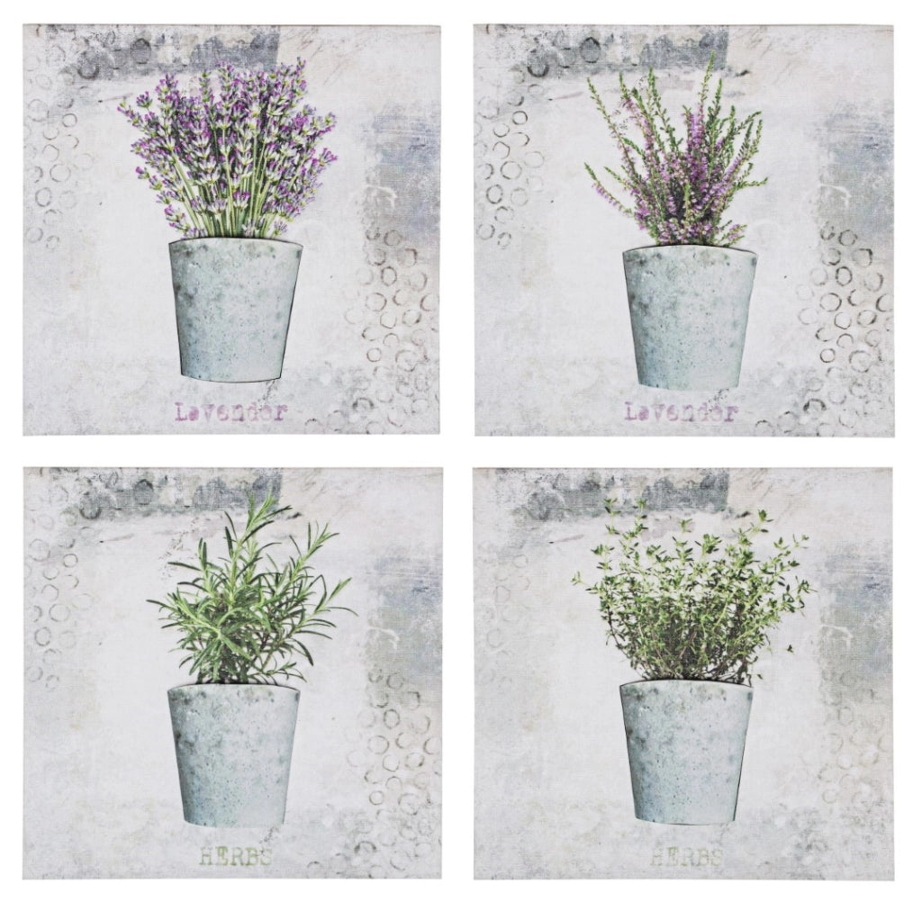Stampa Su Tela C-Met 028-31 Colori Assortiti 28X28 Set 5 Pezzi - Bizzotto