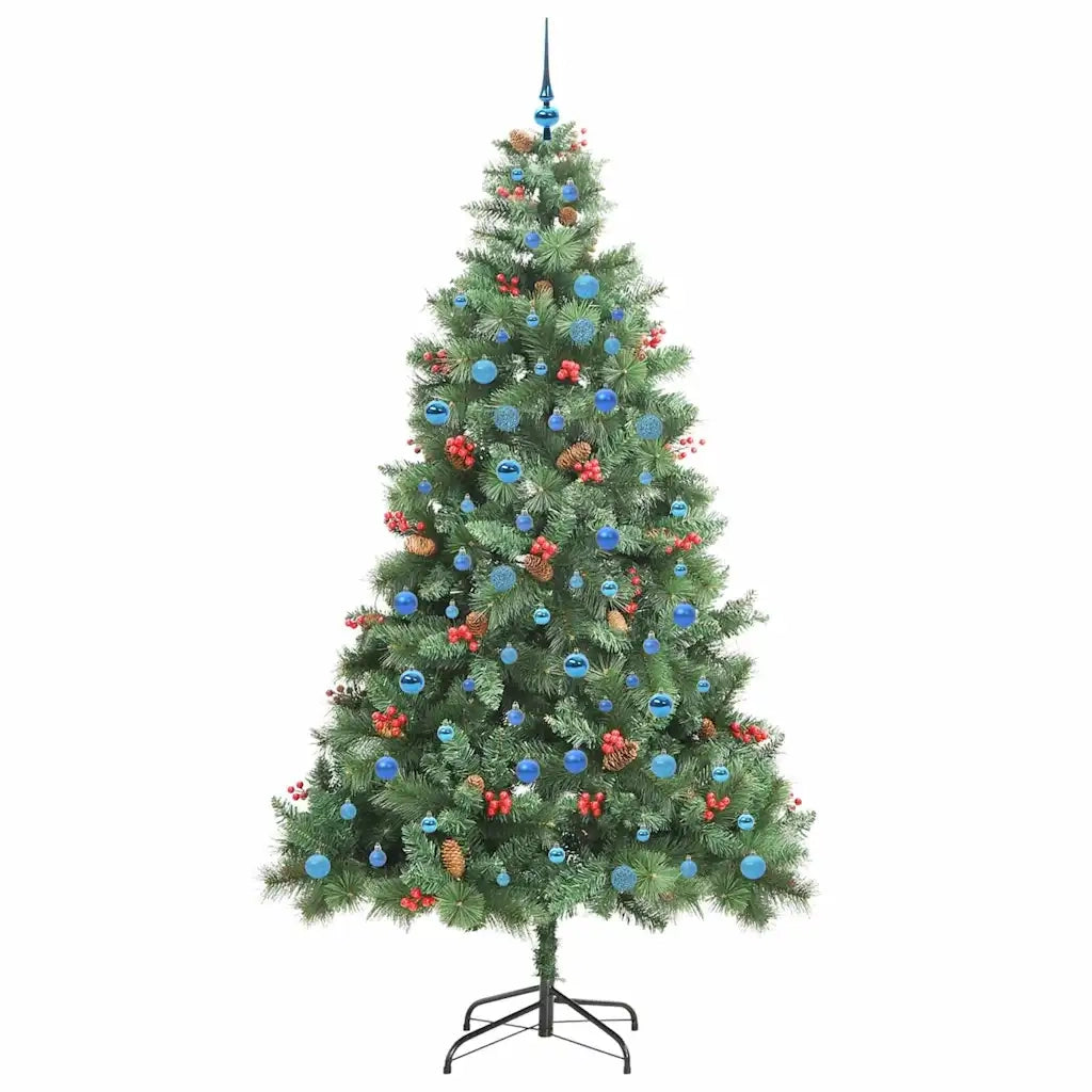 Albero di Natale artificiale Verde 240 cm PVC e Metallo 3395159