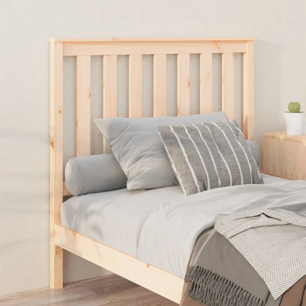 Testiera per Letto 106x6x101 cm in Legno Massello di Pino 818505