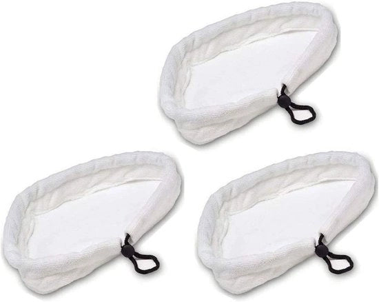Set di 3 spazzole a microfibra universali per aspirapolvere a vapore