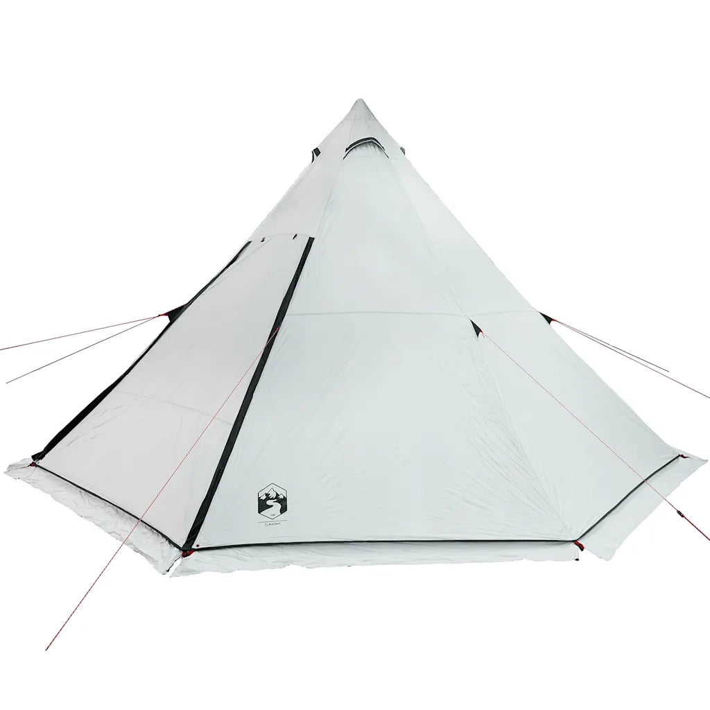 Tenda Familiare Tipi 8 Persone Bianca Tessuto Impermeabile