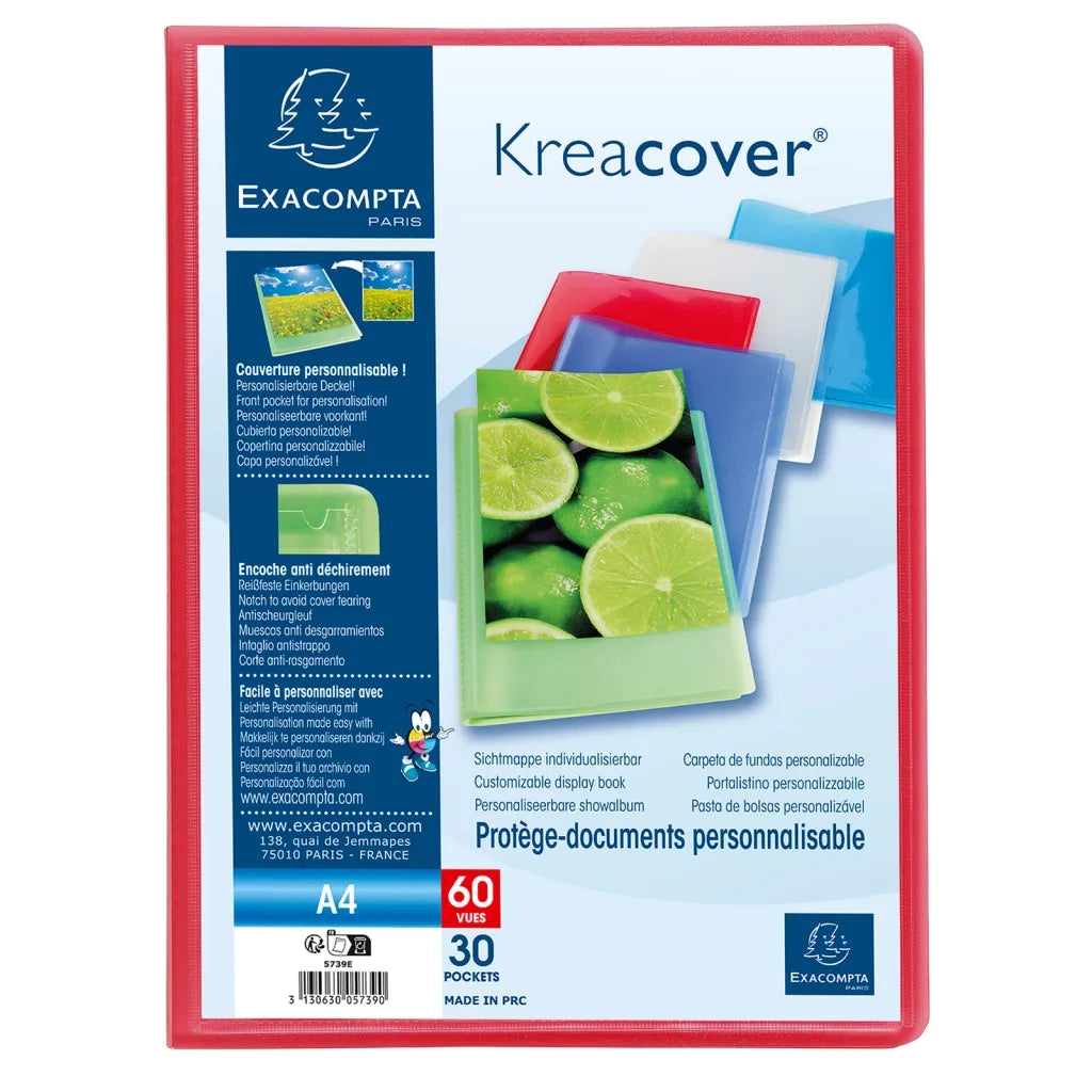 Exacompta Portalistini Kreacover A4 30 Tasche PP 12 pz 444616