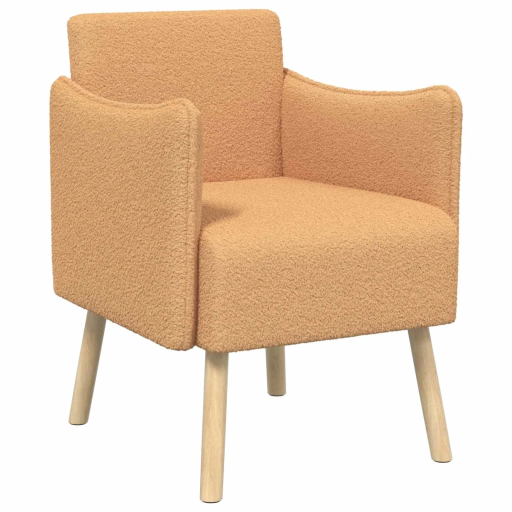 Sedia d'accento Beige Bouclé 42044828