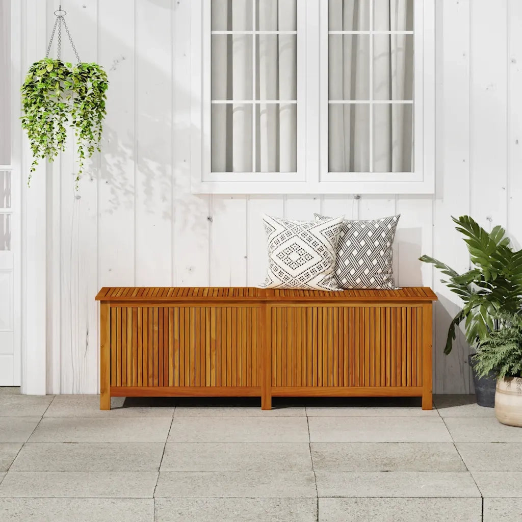 Contenitore da Giardino 175x50x58cm in Legno Massello di Acacia 316499