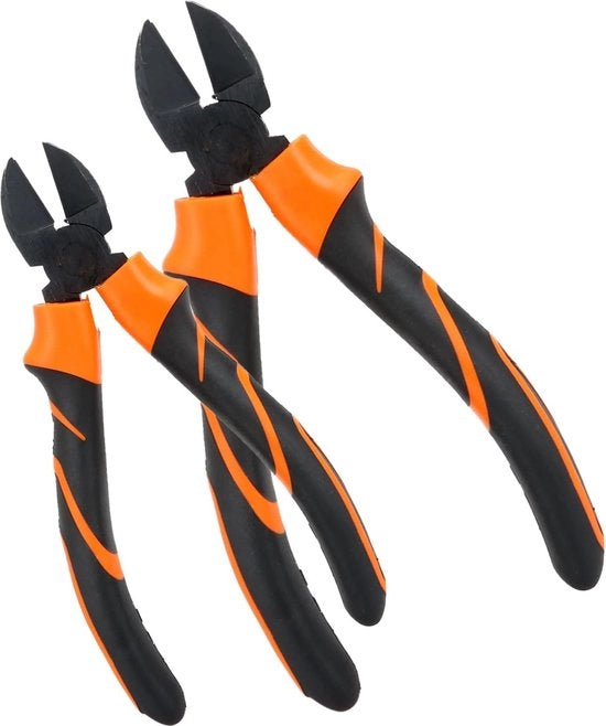 Due lama di acciaio di carbonio, 160 mm e 179 mm lama di acciaio di carbonio, piccola, taglia e salda elettronica per modellismo, cavi e saldature elettroniche