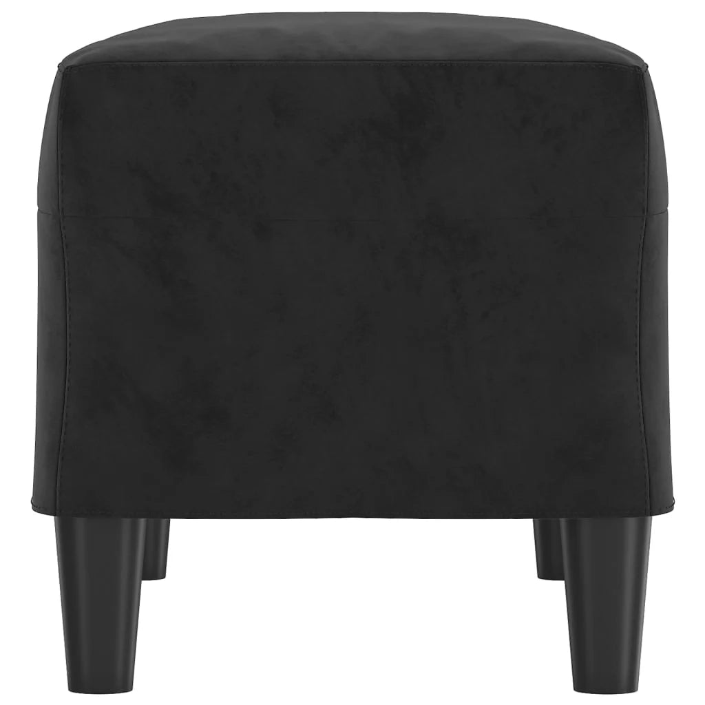 Panca/panca 70 x 35 x 41 cm velluto nero 02_0010619