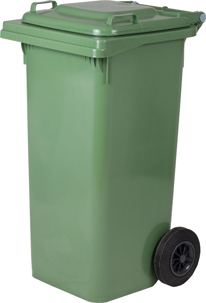ICS BIDONE QUADRO PER DIFFERENZIATA Lt. 120 - cm. 55x50x94 h col. Verde