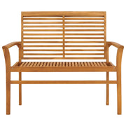 Panchina da Giardino | Panca da Giardino 112 cm in Legno Massello di Teak