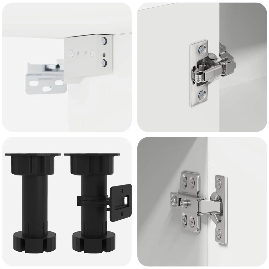 Unità Cucina LYON 8 pz Bianco Legno ingegnerizzato 3438507