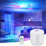 Proiettore Stellare e LED Ocean Wave con Comando a Distanza - Lampada da Tavolo Regolabile per Bambini e Adulti
