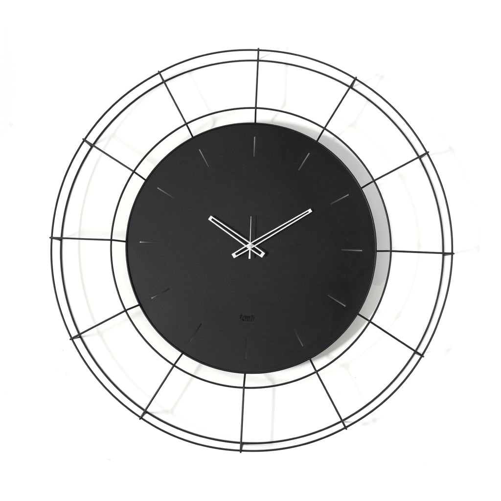 Orologio da parete contemporaneo Nudo grande Nero