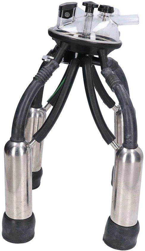 Accessorio per macchina da mungere in silicone/acciaio inossidabile - accessorio per la raccolta efficiente del latte - adatto per bovini/capre - duraturo e facile da pulire