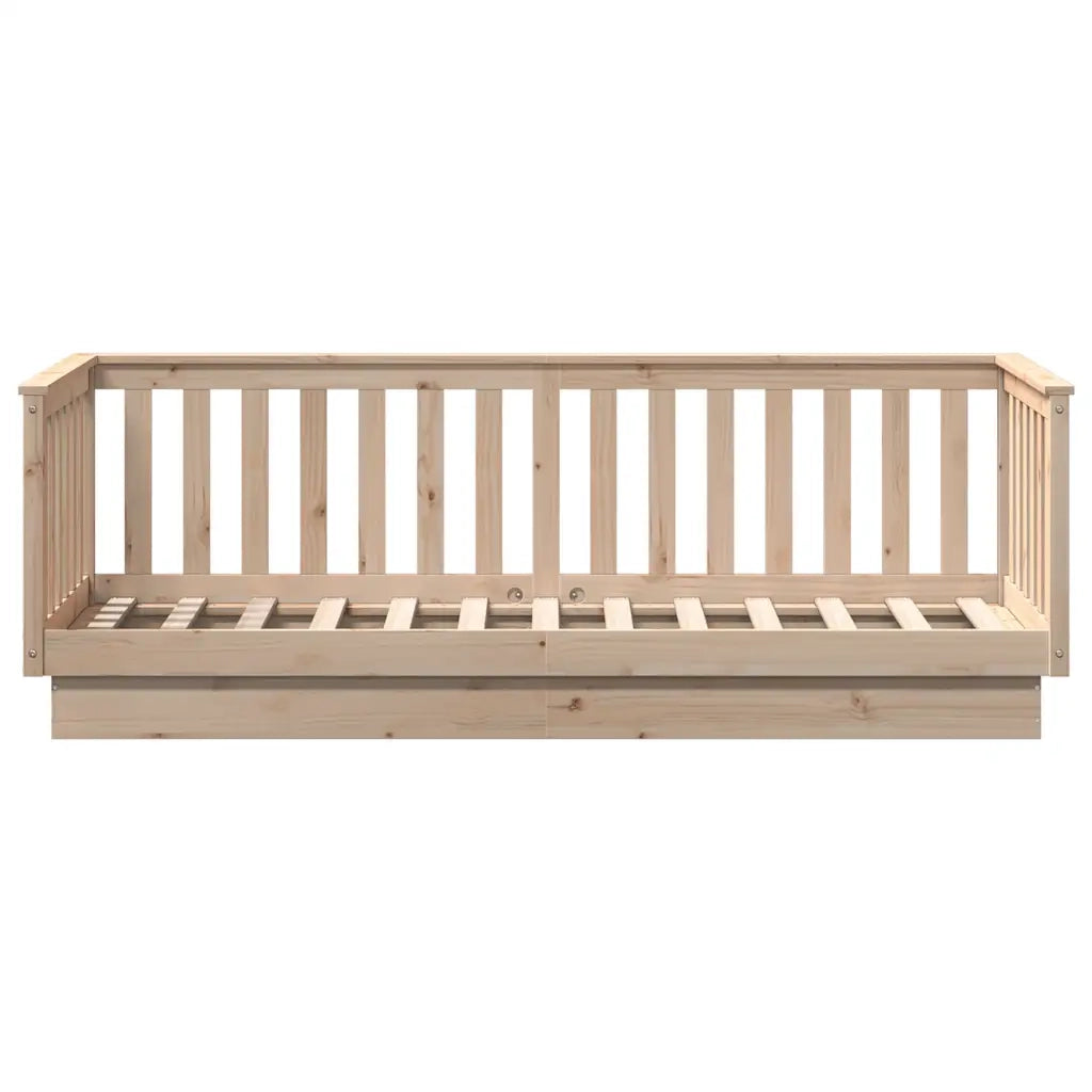 Lettino da giorno senza Materasso 90x200 cm in Legno Massello di Pino 868206