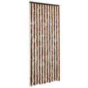 Zanzariera Beige e Marrone Chiaro 100x220 cm Ciniglia CFW5128091
