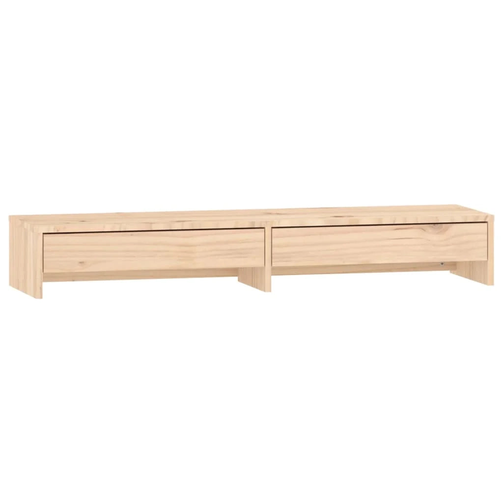 Supporto per monitor 100 x 27 x 15 cm in legno massello di pino 02_0004458