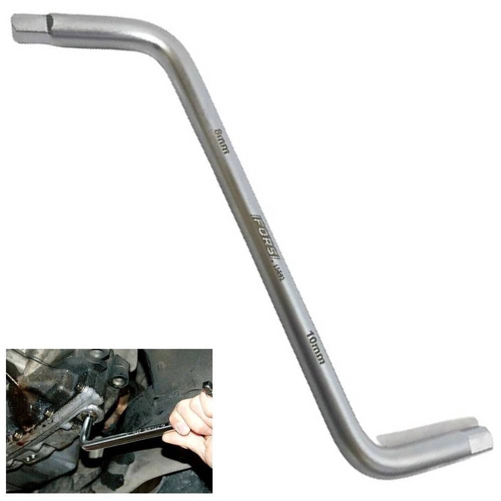 Trade Shop - Chiave Quadra Svita Tappo Coppa Olio Motore Auto 8/10 Mm Officina Olii 15692 -