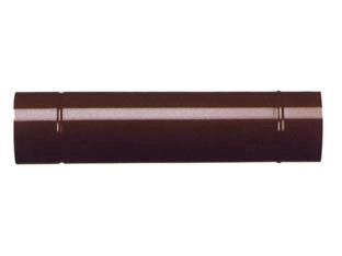 TUBO PORCELLANATO PER STUFE A LEGNA MARRONE LUCIDO  ø cm.10x50    SAVE
