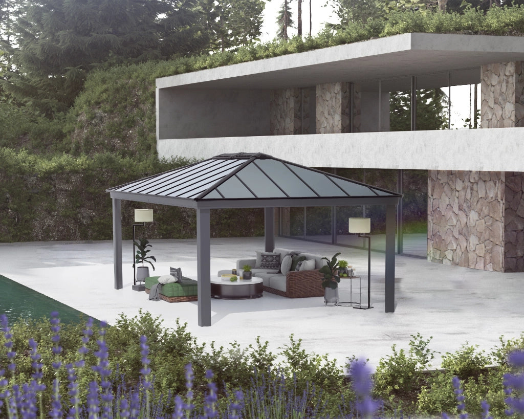Gazebo in Alluminio Dallas  4.3X6.1 m