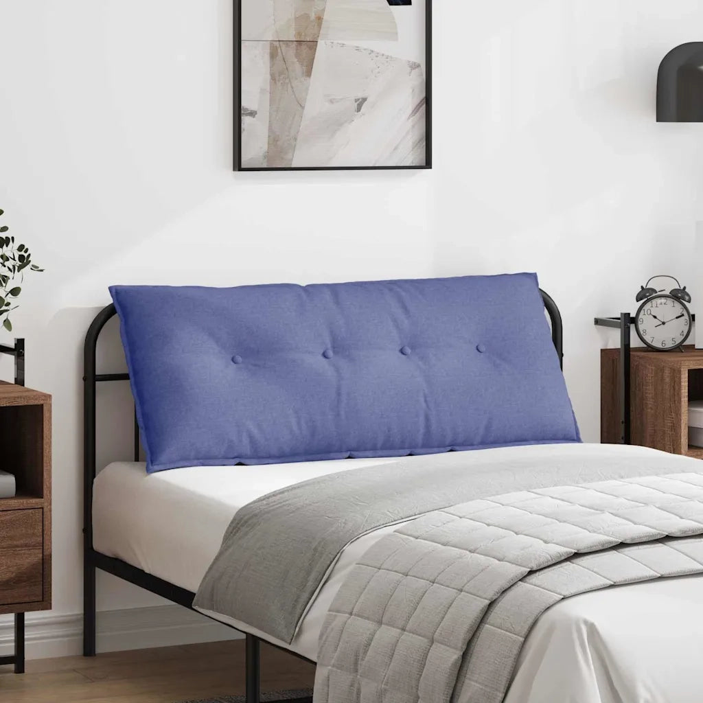 Cuscino per Schiena | Cuscino dorsale Blu jeans 120 x 19 x 50 cm Tessuto