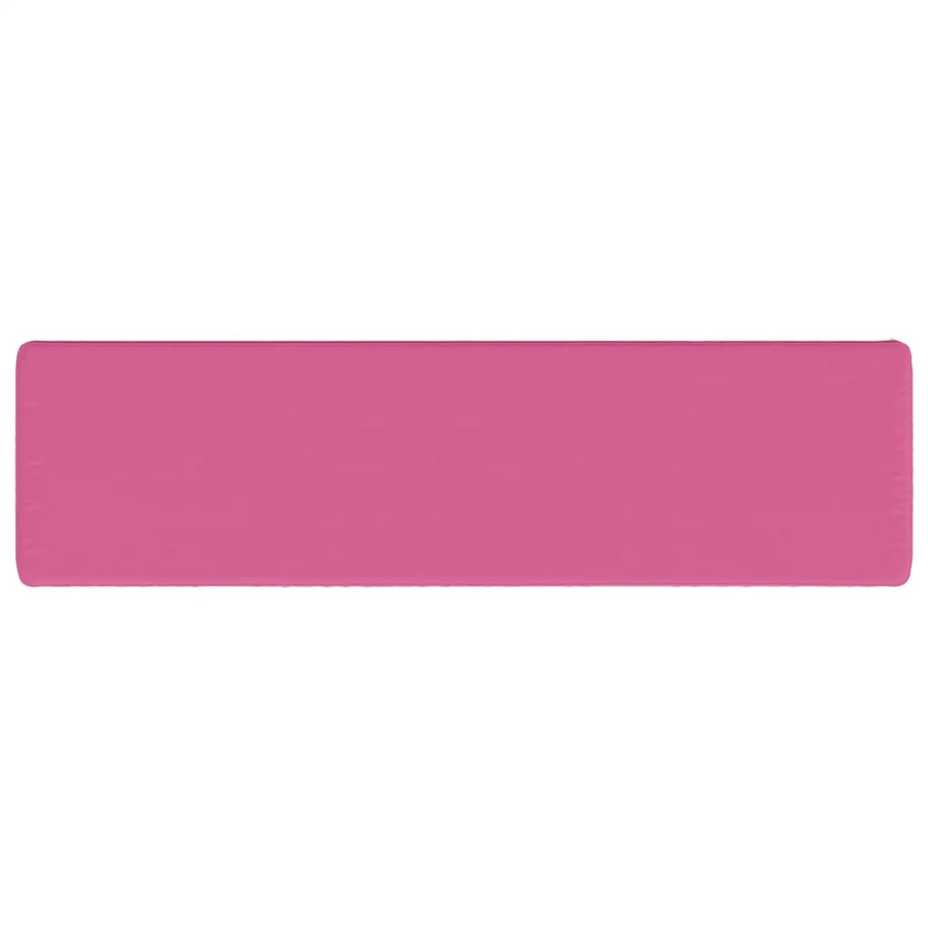 Cuscini per Panchina a 2 Pezzi VUGHT 2 pz 100% Poliestere Rosa 951391