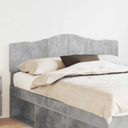 Testiera-Testata-Testiera Decorativa Grigio cemento 140 cm Legno multistrato 742263