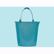 Secchio In Plastica Con Becco Manico In Ferro Lt.15 Colore Azzurro 1pz -s15