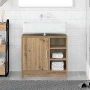 Mobile da Bagno con porta Rovere artigianale 63 x 29 x 55 cm 869213