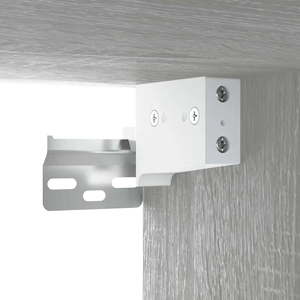 Mobile Pensile Angolo Grigio Sonoma 57x57x60 Legno Multistrato cod mxl 64347
