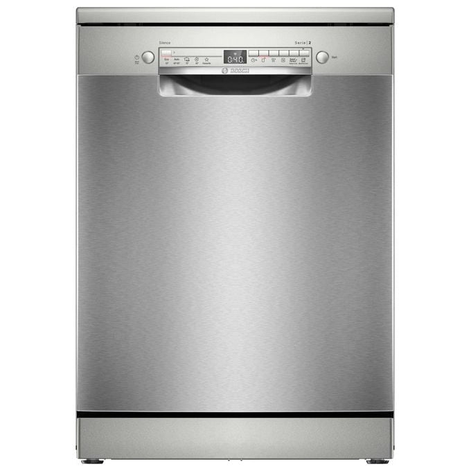 Bosch Serie 2 SMS2HTI02E Lavastoviglie da libera installazione 60 cm Acciaio Classe D