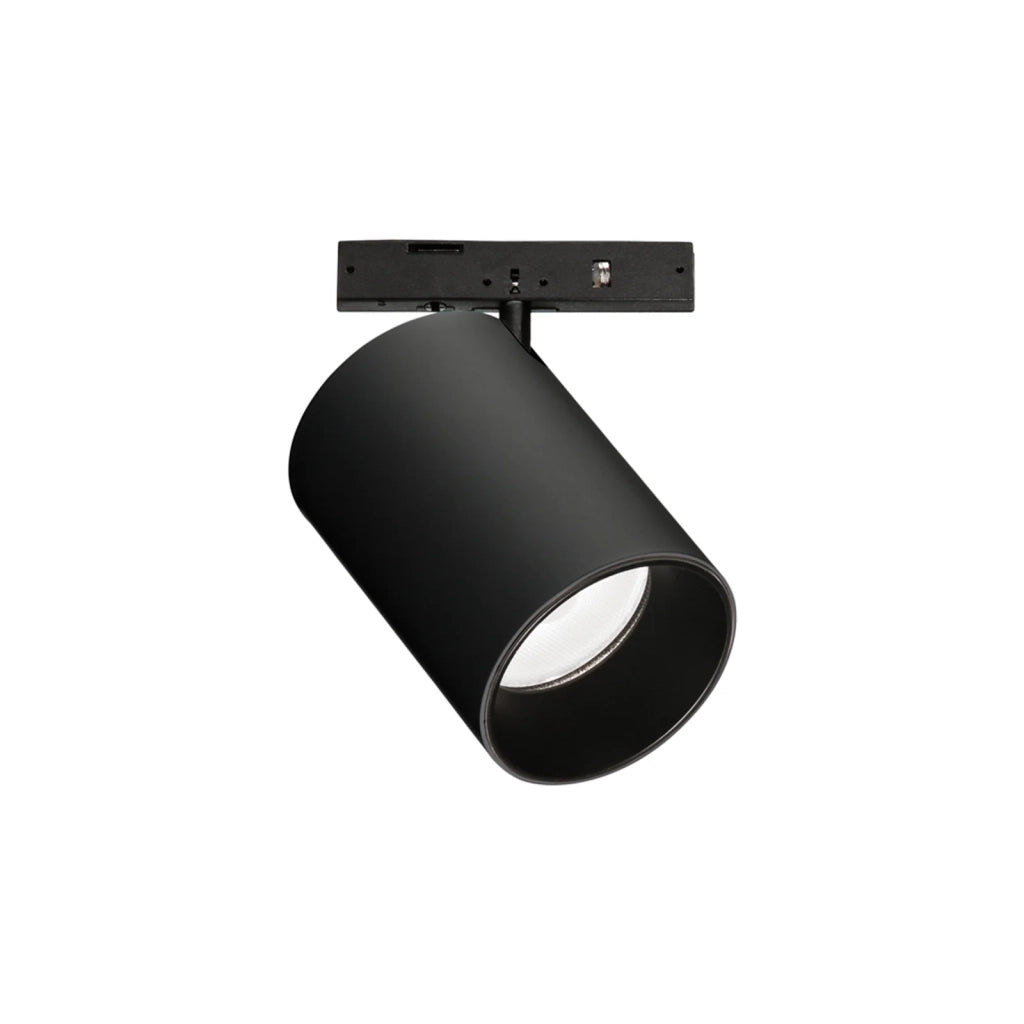 Faretto Sistema Lineare Deva 1 Luce Led Integrato Nero 8W Ip20