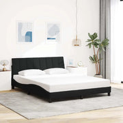 Giroletto senza Materasso Hanko Nero 160x200 cm in Tessuto 3310400
