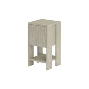 Comodino in legno "Ema" - 30 x 30 x 55 cm - Travertino